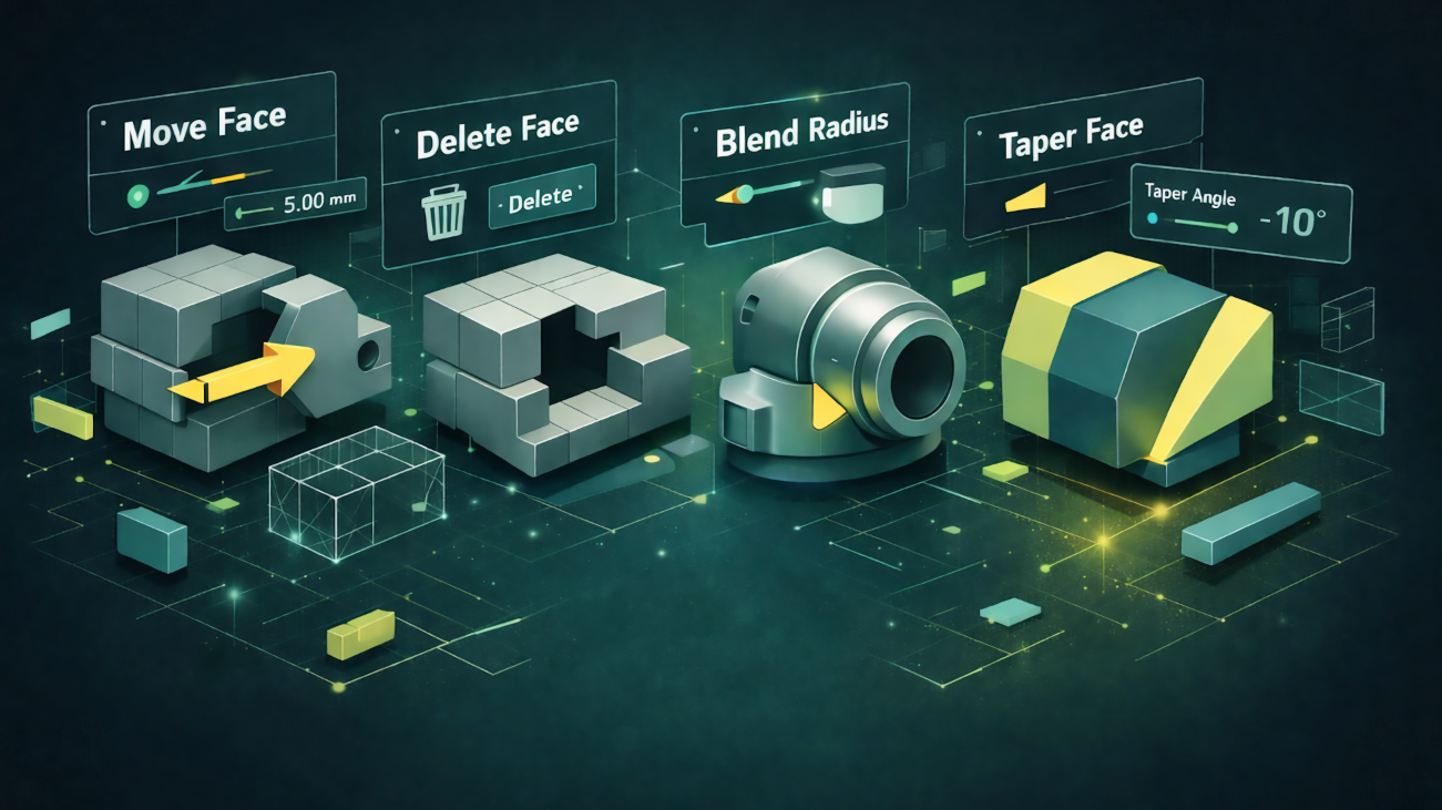 Edit Any 3D Model in Minutes: Direct Modeling Tools in PixyCAD